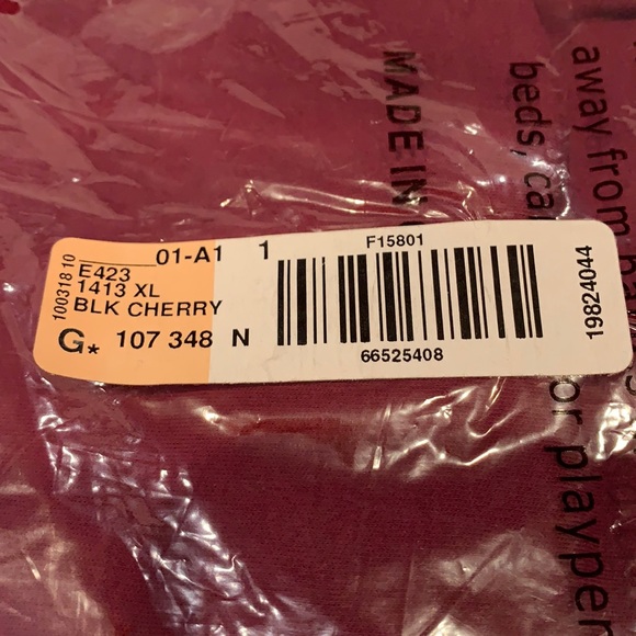 Appleseed's Women's Black Cherry Mock Turtleneck NWT - Picture 8 of 8